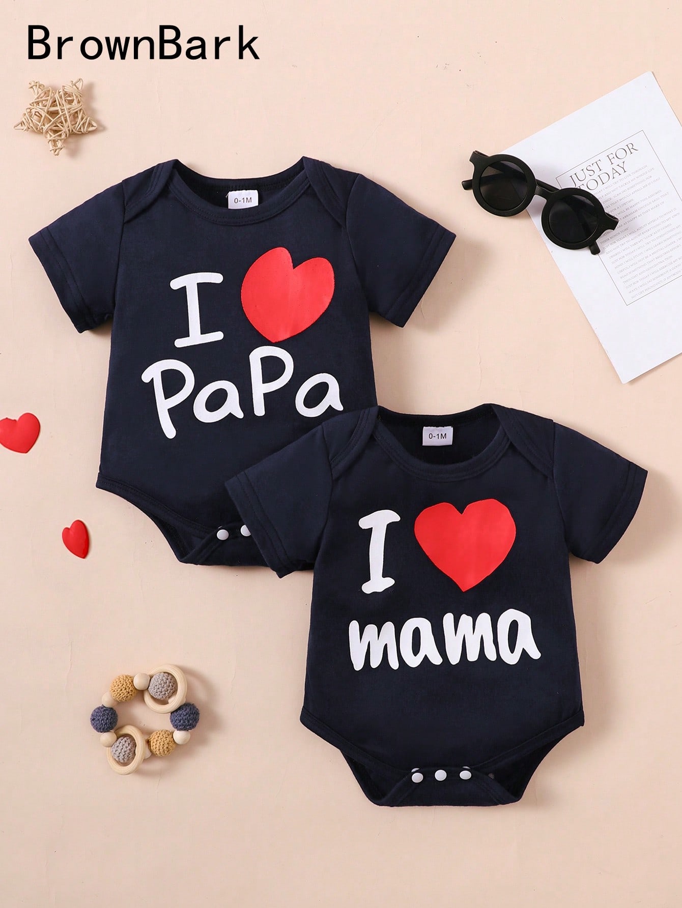 Baby Clothing Online - Комплект из двух предметов, унисекс, летний,