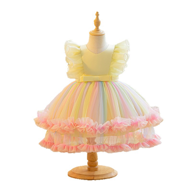 Новое детское сетчатое платье  – обзор и цена Baby Xmas Clothing