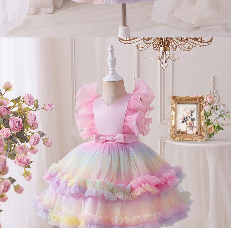 Новое детское сетчатое платье  – обзор и цена Baby Xmas Clothing