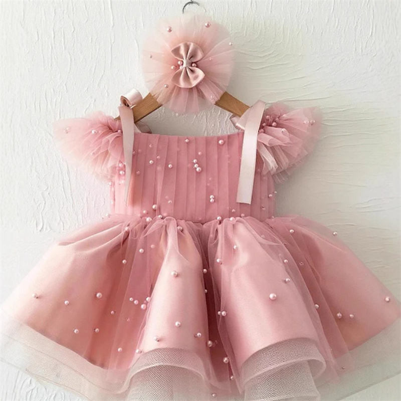 Детские платья принцессы из тю – обзор и цена Baby Xmas Clothing