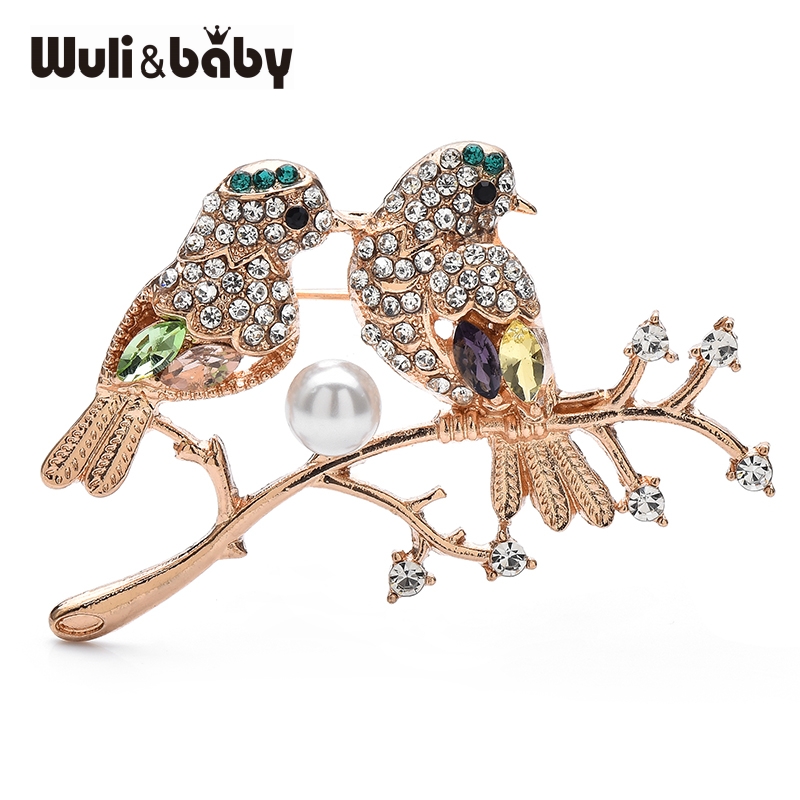 Wuli&baby Crystal Couple Birds – обзор и цена Baby Xmas Clothing
